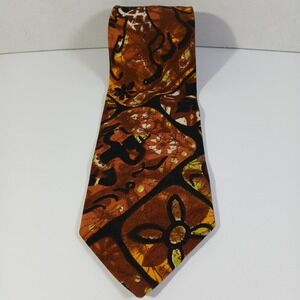 The Mens Store 100% Polyester‎ Abstract Print Necktie Vintage